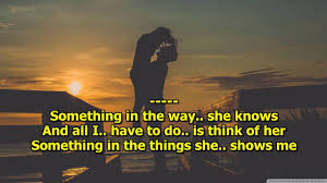 Dui Mian De Nu Hai Kan Guo Lai Lyrics Something The Beatles Karaoke Hd Karaoke The Beatles Something In The Way