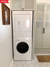 Before And After A Dreamy Ikea Hack Filled Laundry Room Redo For Just 500 In 2020 Ikea Hack Ikea Laundry Room Laundry Room