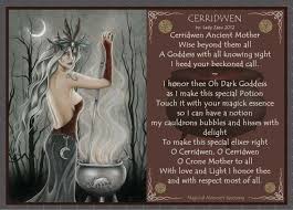Deities Associated With Mondays Cerridwen Celtic Gods Goddess Symbols Pagan Gods