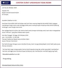 Contoh surat undangan setengah resmi adalah. E Hcbbksflaa1m