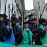 Integrantes de la Minga Indígena ingresaron por la fuerza al Ministerio de Relaciones Exteriores