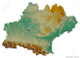 Je soutiens le fabriqué en occitanie, je privilégie le commerce de proximité, j'achète #dansmazone Shape Of Occitanie Region Of France With Its Capital Isolated Stock Photo Picture And Royalty Free Image Image 153987924