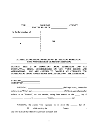 Start a free trial now to save yourself time and. 17 Printable Marriage Separation Agreement Forms And Templates Fillable Samples In Pdf Word To Download Pdffiller
