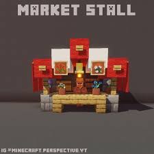 Minecraft medieval stall ideas : Minecraft Stall Ideas