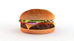 Burger 3d Model Burger Appetizer Sandwiches 3d Model