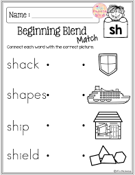 The Beginning Blends Activities S Blends Contains 160 Pages Of Beginning Blends Worksheets This Product Will Help Children To Trace Write Build And Pendidikan