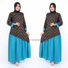Maybe you would like to learn more about one of these? Gamis Batik Kombinasi Polos Model Terbaru Dan Termurah 2020 Lazada Indonesia