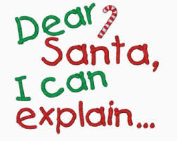 If it's about my sister's bike and flat tire, Dear Santa I Can Explain 12 Links Of Christmas Blog Party Yadadarcyyada