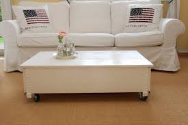 Couchtisch la fleur 60 cm mahagoni landhausstil beistelltisch shabby. Couchtisch Truhe Weiss Uncle Joe S