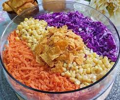 سلطة الناتشوز Nachos Salad Food Salads Rice