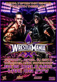 Wwe Wrestlemania 30 Custom Poster Wwe Wrestlemania 30 Wrestlemania 30 Wrestlemania