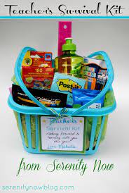 Teacher S Survival Kit Gift Idea From Serenity Now School Teacher Gifts Survival Kit For Teachers Teacher Appreciation Gifts