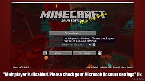 Multiplayer works using a server, which allows players to play online or via a local area network with other people. How To Fix Minecraft Error Multiplayer Is Disabled Please Check Your Microsoft Account Settings