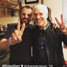 Peter Frampton - Had a great day at Ringo Starr 's yesterday writing and  playing gtr. Heard some great tracks from his next album. There's a killer  one he wrote with #richardmarx.