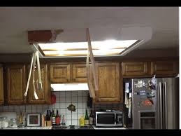 How To Remove Fluorescent Ceiling Light Box Youtube