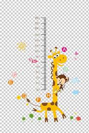 Growth Chart Child Wall Decal Nursery Png Clipart Animals