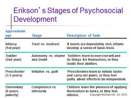 Erikson's stage theory characterizes an individual advancing through the eight life stages as a function of negotiating his or her biological and sociocultural forces. Erikson S Theory Of Psychosocial Development Essay Example