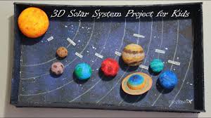 how to make 3d solar system project for kids