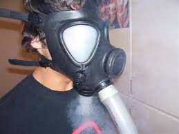 This colorful silicone gas mask bong with acrylic tube will brighten up any party. My Finished Bong Gask Mask