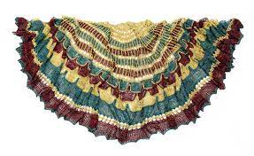Египетский узор спицами | egyptian knitting pattern. Knit Lab Egyptian Crescent