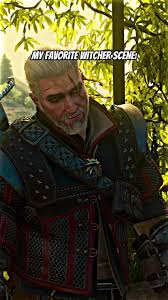 Geralt Sneaking a Peak in The Witcher 3: Wild Hunt Next-Gen