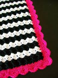 Black And White Chevron Crochet Blanket Crochet Baby Girl Newborn Blanket Afghan Striped By Littledarlynns 42 00 Baby Girl Crochet Blanket Crochet Crochet Baby