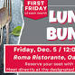 Lunch Bunch:  Roma Ristorante Italiano, Oakville - Roma Ristorante Italiano, 179 Davis St Event Image