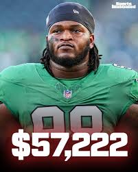 Sports Illustrated | The NFL is fining Eagles DT Jalen Carter $57,222 for spitting on Dak Prescott, per Adam Schefter. | Instagram