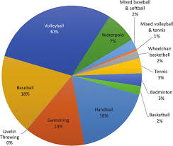 Pie Chart Showing An Overview Of The Sport Participation In