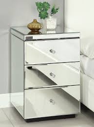 Details About Rio Crystal Mirrored Bedside Table Chest Nightstand Mirror Furniture In 2020 Mirrored Furniture Mirrored Nightstand Mirror Bedside Table