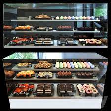 3d Models Restaurant Refrigerated Confectionery Display Case Confectionery Cake Display Case Dessert Restaurants