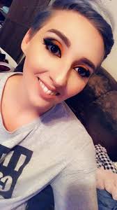 New hair color at salon