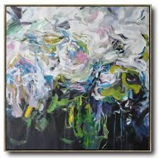 Art sellers that conduct fraudulent activity or that receive numerous complaints from buyers will have this badge revoked. Large Modern Abstract Painting Abstract Flower Oil Painting Large Size Modern Wall Art Textured Painting Canvas
