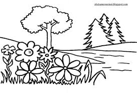 Cara menggambar dan mewarnai kebun bunga gradasi warna oil pastel youtube kebun bunga taman bunga menggambar bunga. Gambar Taman Untuk Mewarnai Mewarnai Gambar