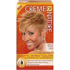 creme of nature exotic shine color hair color 10 0 honey blonde