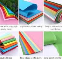 Foska Construction Paper Assorted Colors 100 Sheets A4 Colored Copy  Printing Paper for Card Making Scrapbooking Kids DIY Craft
