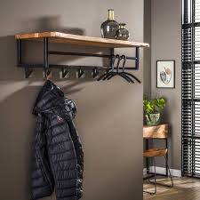 Etagere Porte Manteau 15 Pateres Avec Rangement Etagere Porte Manteau Porte Manteau Mural Porte Manteaux