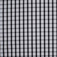 Black And White Checkered Pattern Fabric Black And White Checkered Cotton Shirting Shirting Fabric Mood Fabrics Black And White