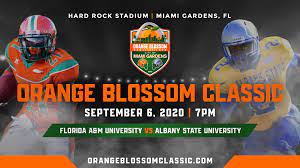 Orange Blossom Classic Returns In 2020 Features Gridiron Showdown Between Florida A M University Albany State University Albany State University Athletics