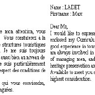 Maybe you would like to learn more about one of these? Example Of Cover Letter In French On Left And In English On The Right Download Scientific Diagram