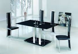 Spend this time at home to refresh your home decor style! Savio Small Glass Chrome Dining Room Table And 4 Chairs Set 120 Cm Ij601 895 E Glass Dining Table Black Glass Dining Table Square Glass Dining Room Table
