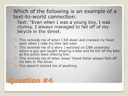 We will look at the three different kinds of connections: Ppt Making Text Connections Quiz Review Powerpoint Presentation Free Download Id 4810650
