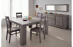 Table de salle à manger moderne blanc/marbré hilda | matelpro. Buffet Design 3 Portes Et 1 Tiroir En Chene Grise Willow Buffet Miliboo Iziva Com Salle A Manger Table Carree Salle A Manger Moderne Table Salle A Manger