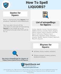An aqueous solution of a nonvolatile substance. How To Spell Liquors And How To Misspell It Too Spellcheck Net