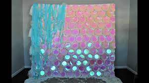 Here is what she got…. Mermaid Backdrop Diy How To Youtube