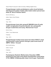 Makanya pemerintah memberikan insentif kepada 15 sektor diberikan insentif perpajakan, ujar sri di dalam diskusi virtual, rabu (29/4). Pengembangan Modul Pembelajaran Ipa Kimia