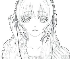 Find this pin and more on anime coloring pages ideas printable by balqis atika | anime coloring pages ideas printable. Long Hair Anime Girls Coloring Pages Novocom Top