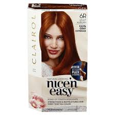 Red hair may be bold, but auburn is its rich, super flattering cousin. Clairol Nice N Easy Light Auburn Hair Color 1 Application Permanent Hair Color Meijer Grocery Pharmacy Home More