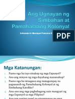 Sa iyong palagay, mas nakabuti ba sa pilipinas na ihiwalay ang. Patronato Real Pdf