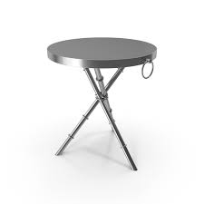 Choose from 200000+ black side table graphic resources and download in the form of png, eps, ai or psd. Round Chrome Side Table Png Images Psds For Download Pixelsquid S11144696e